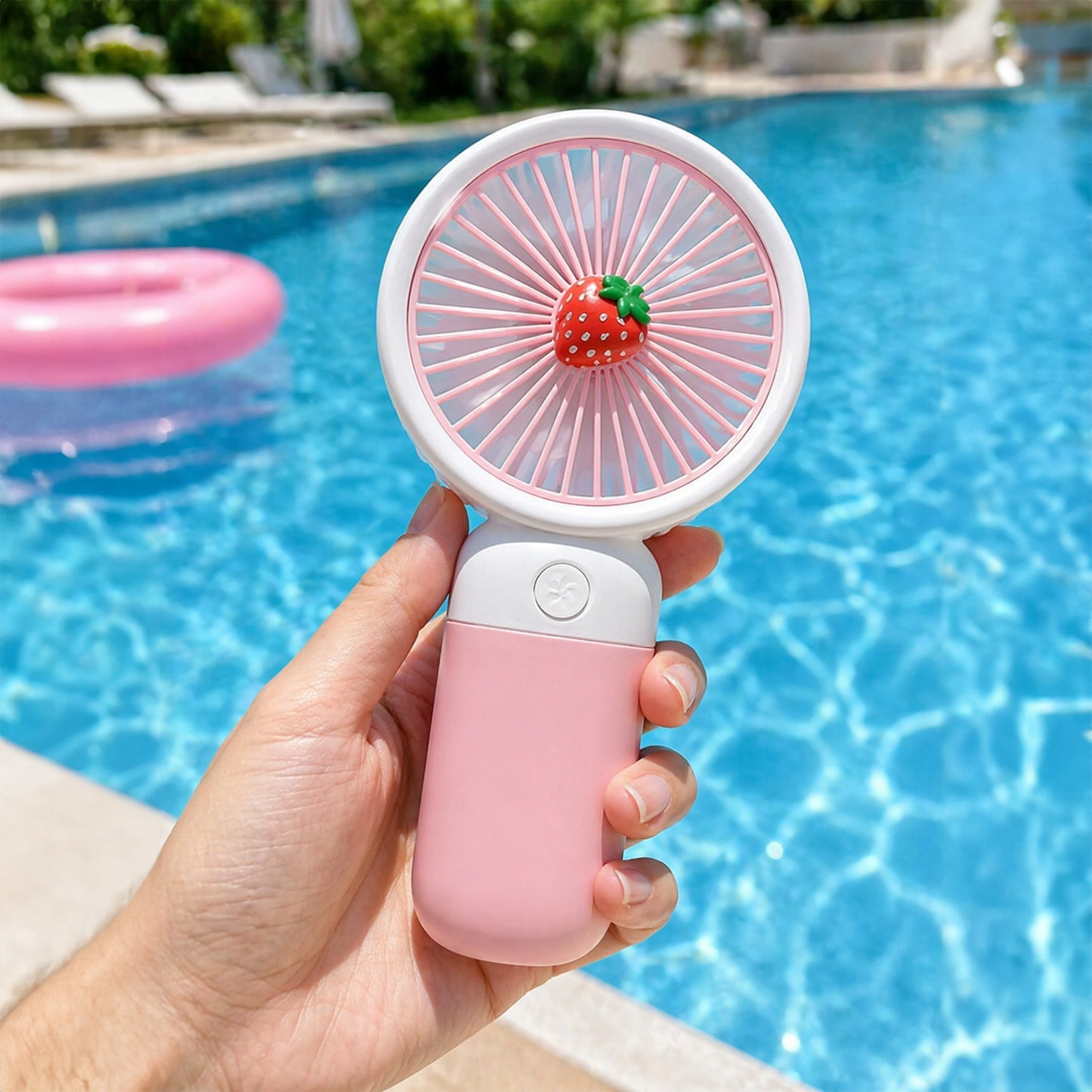 Fan Handheld Desk Fan Mini USB Handy + Rechargeable Battery Brand Vergionic