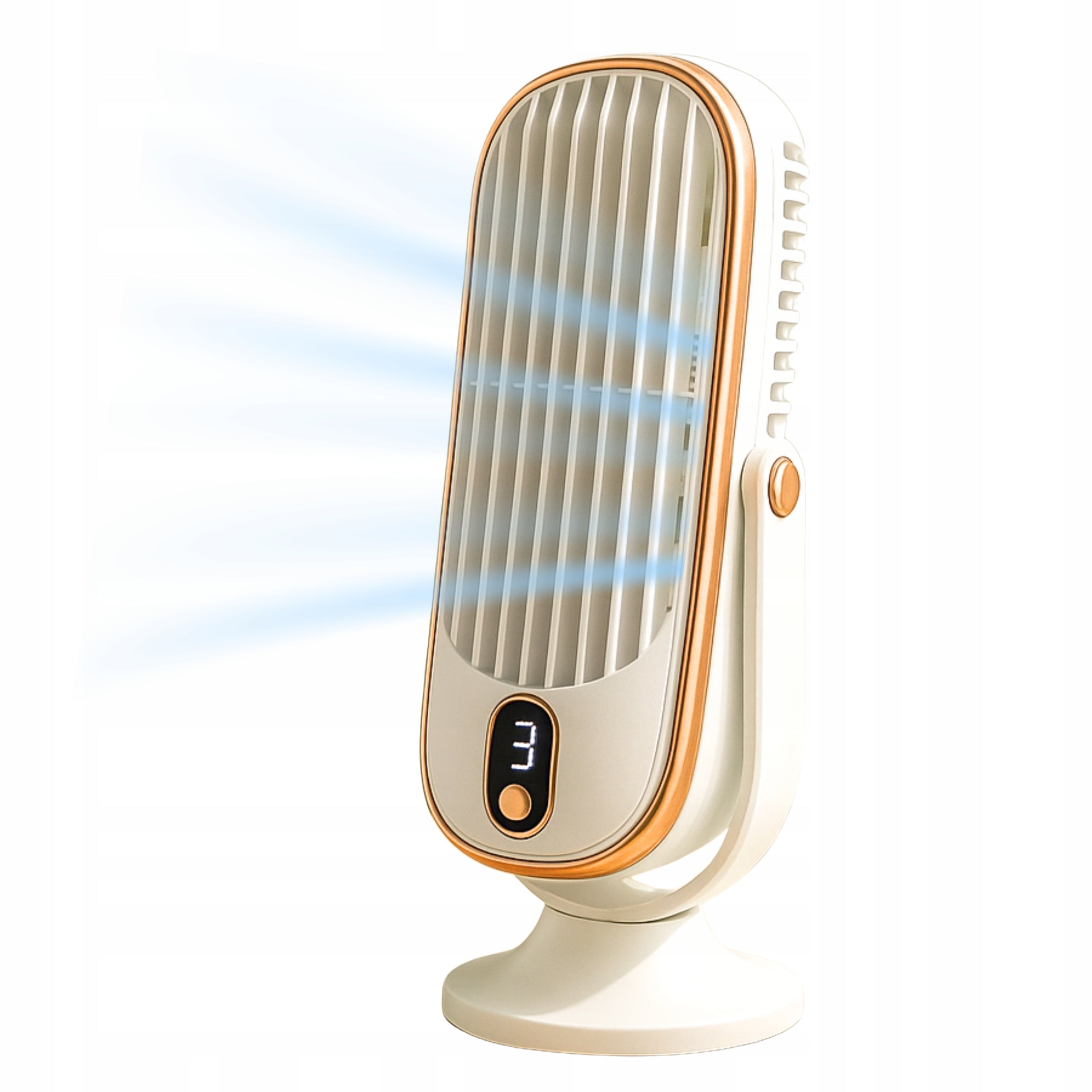 Fan Windmill Standing 5 Speeds Powerful Vent 4000 mAh USB Brand Yifeng