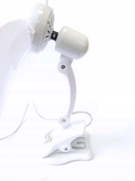 Fan Windmill with Clip Portable White 12W Brand no brand