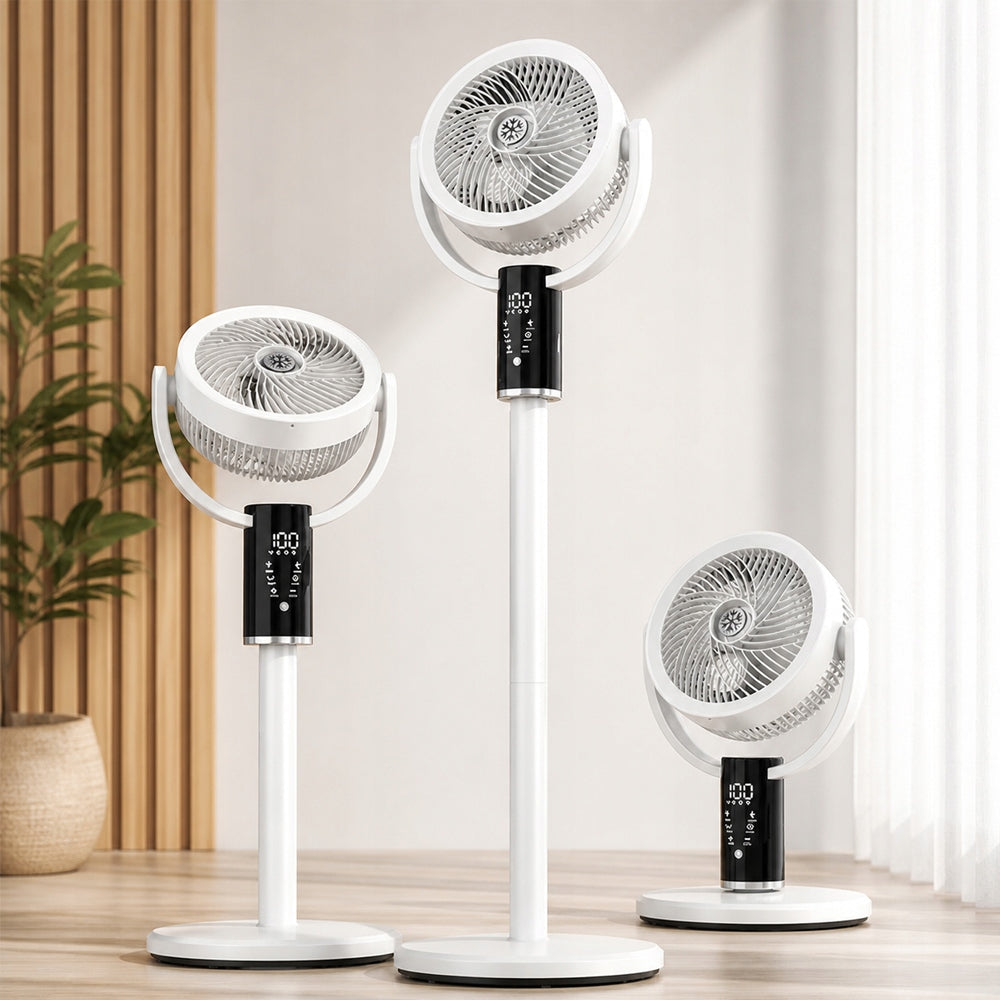 Fan fan standing silent wireless rechargeable usb + remote control Model F5