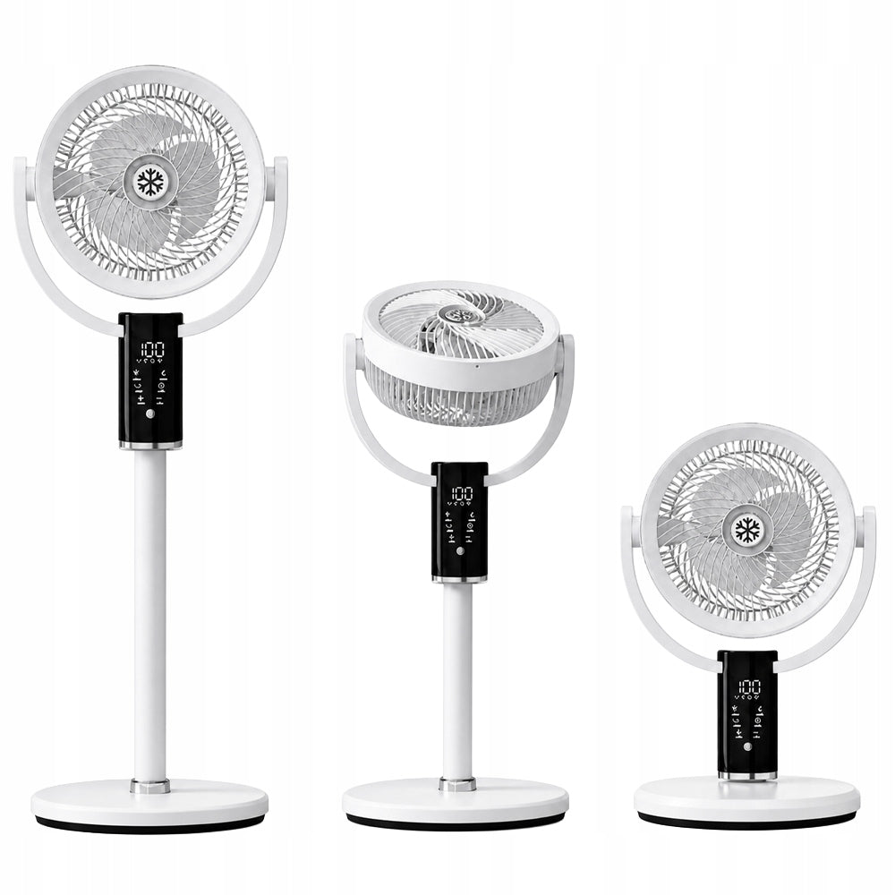 Fan fan standing silent wireless rechargeable usb + remote control Packaging status original