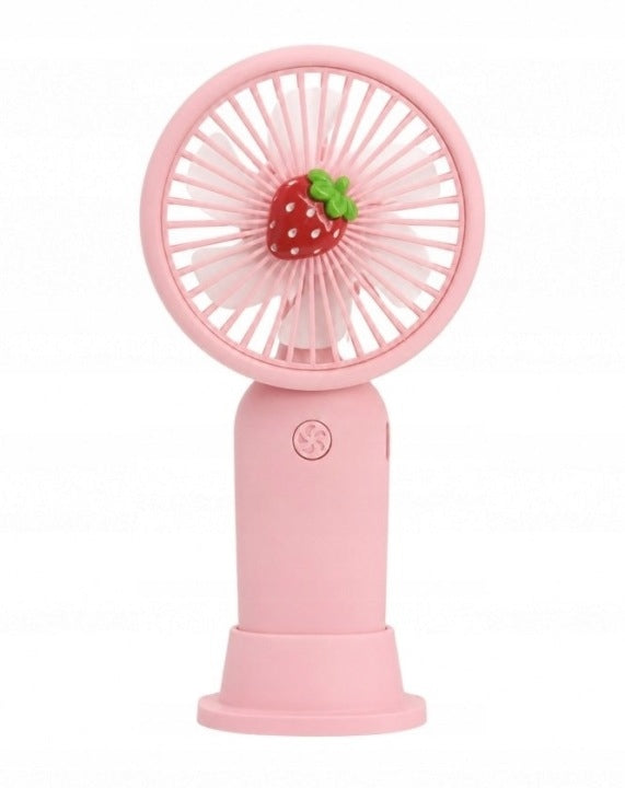 Fan with stand mini hand fan Hoffen pink portable