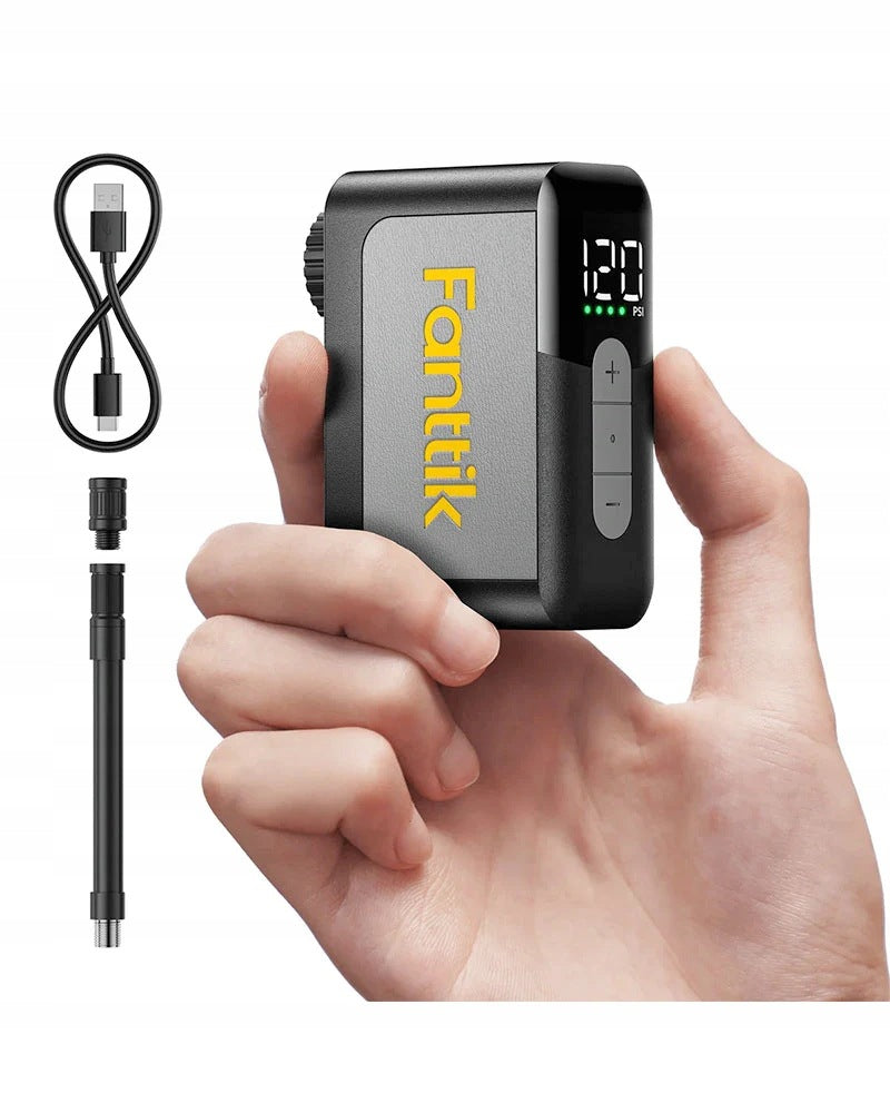 Fanttik X10 ACE Mini Electric Bicycle Pump 120 PSI USB LED For Bike