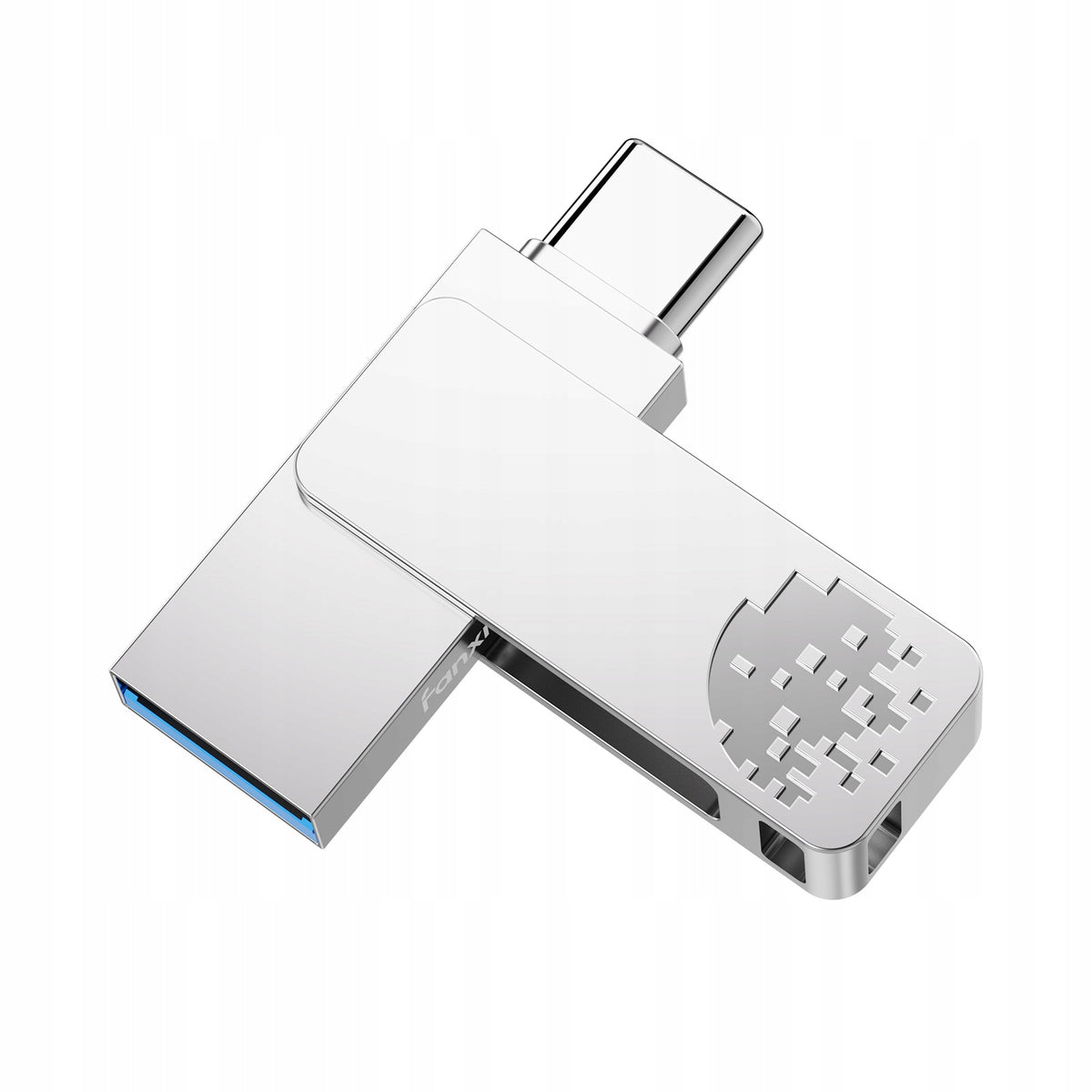 Fanxiang F372S Pendrive 64GB USB 3.2 Type-A+C 150MB/S flash drive silver