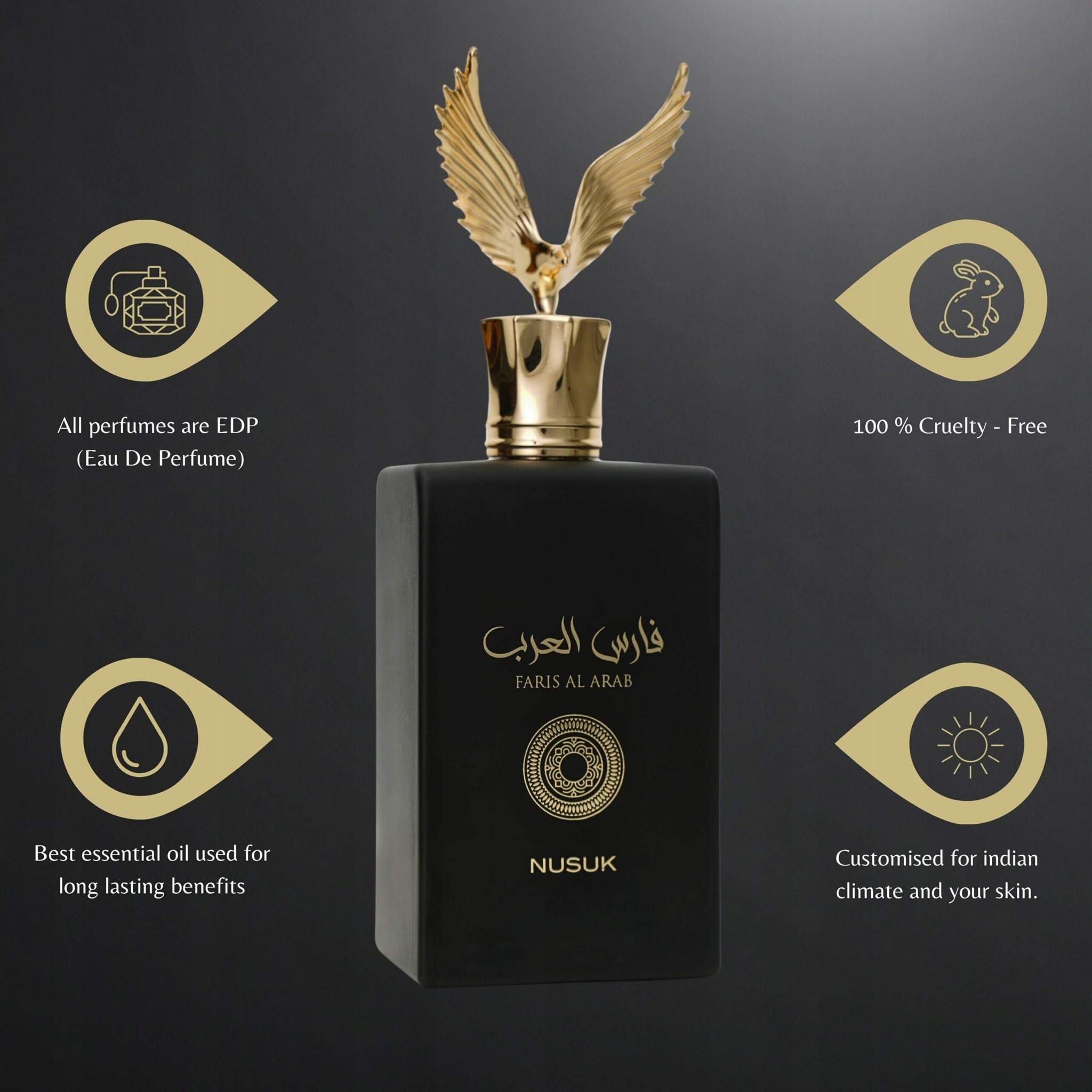   Faris Al Arab Nusuk 100 ml for men Brand Nusuk