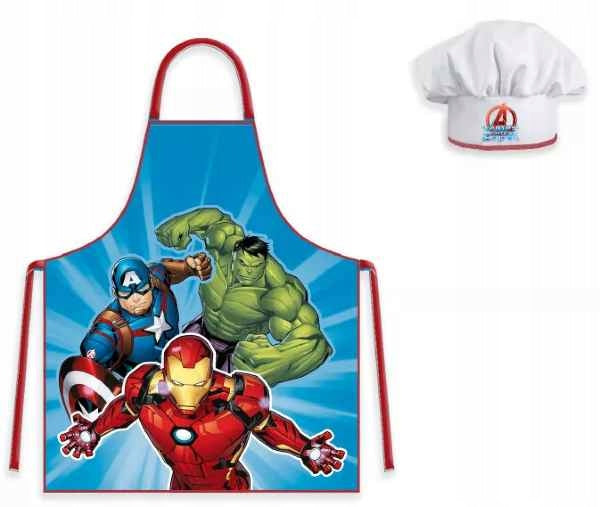 Avengers-Schürze und Hut 