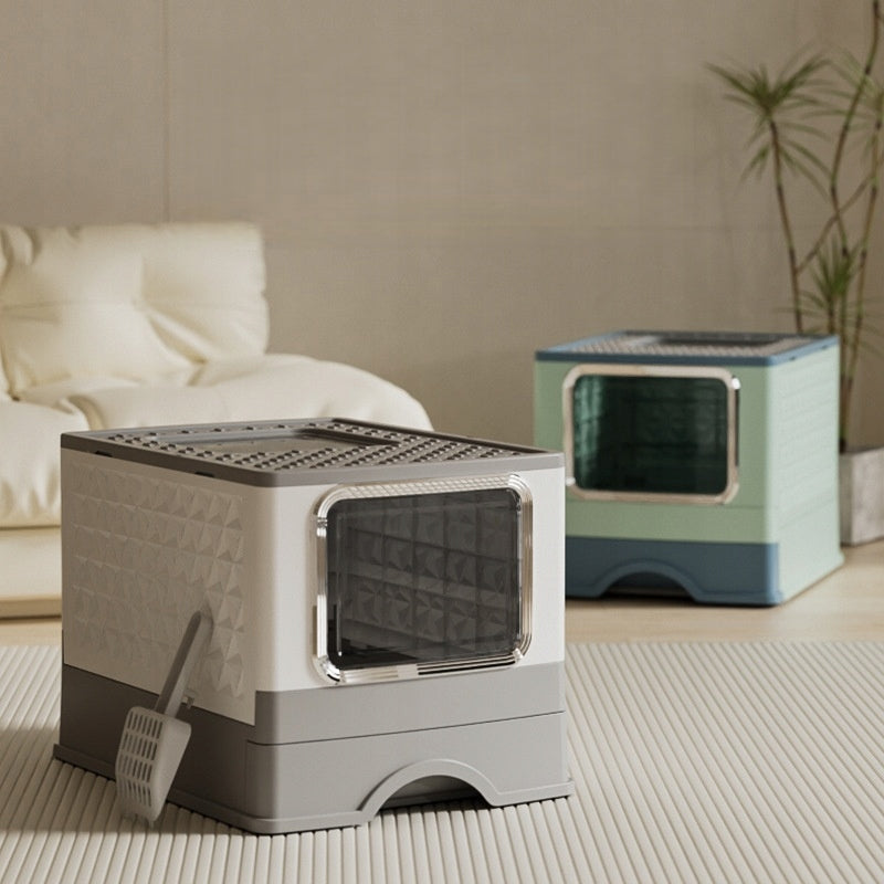 Fashionable Square Cat Cuvette with Drawer, Filter and Spatula | 52×39×39cm Manufacturer code 5901018981082