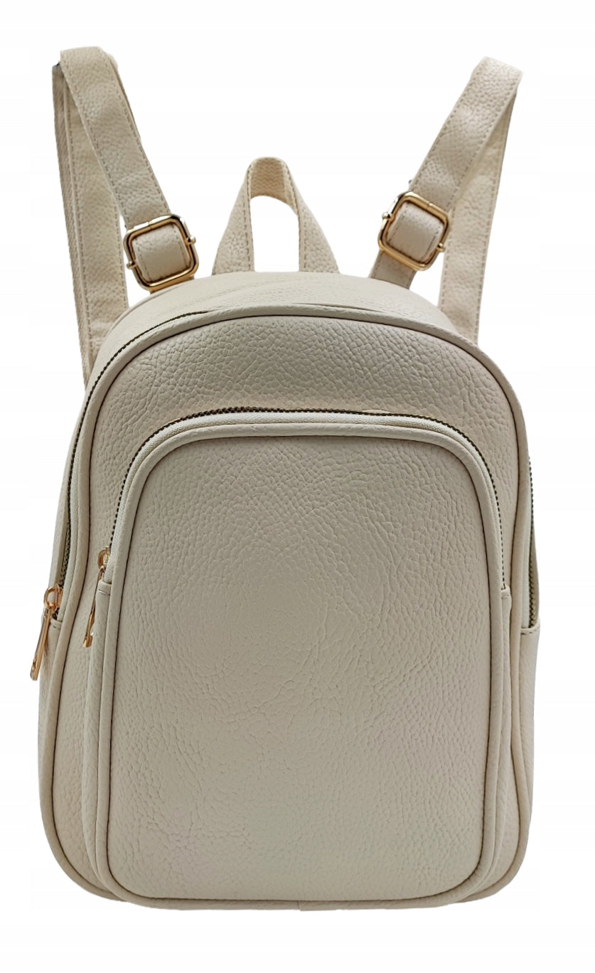 Fashionable women's backpack elegant eco leather practical lightweight Packaging status original