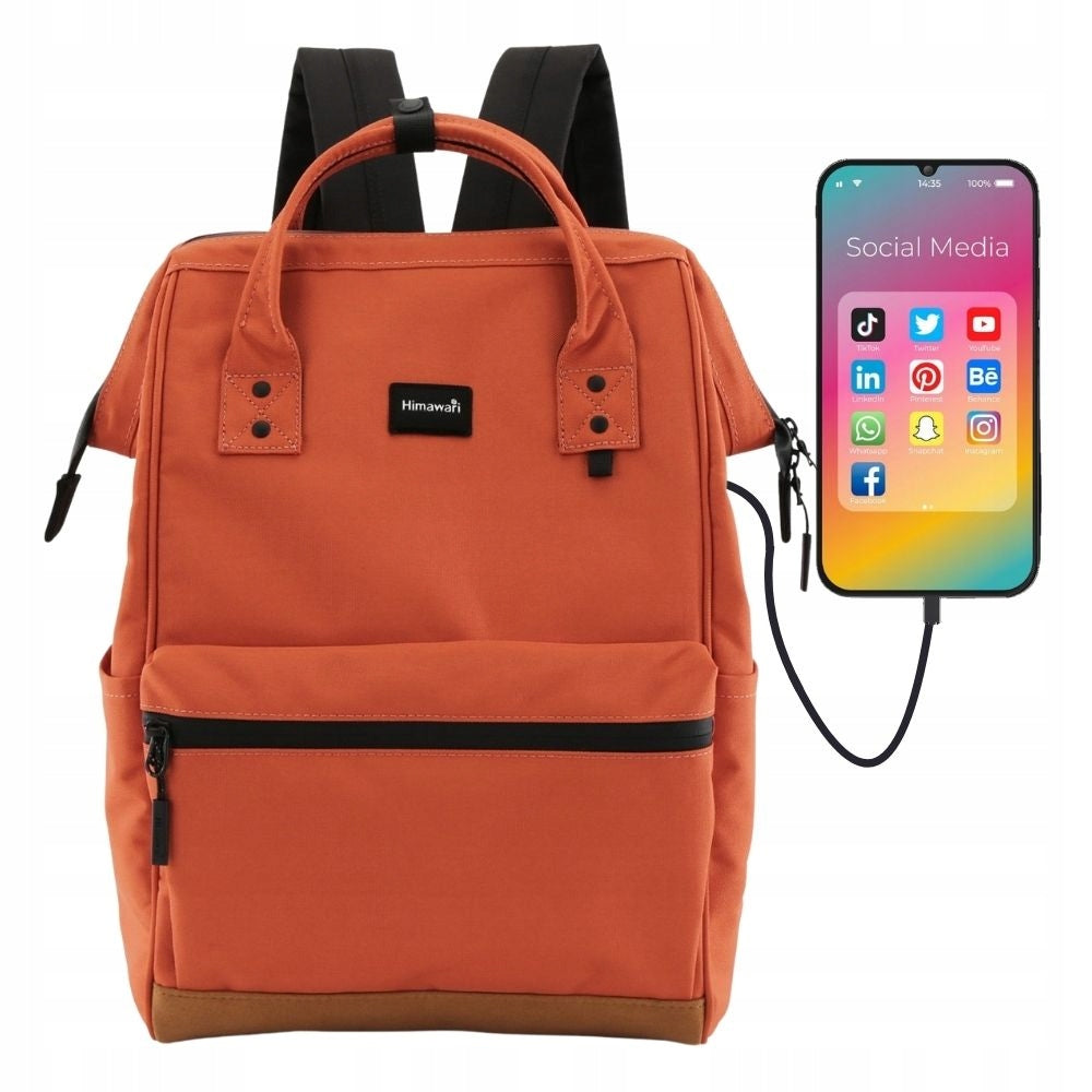 Fashionable women's backpack for school youth single compartment satchel Himawari