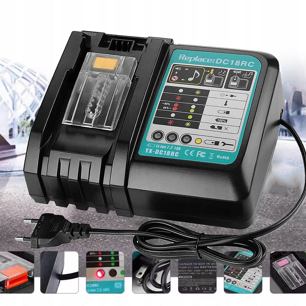 Fast Battery Charger 14,4-18V FOR MAKITA DC18RC Manufacturer code 6904169649183
