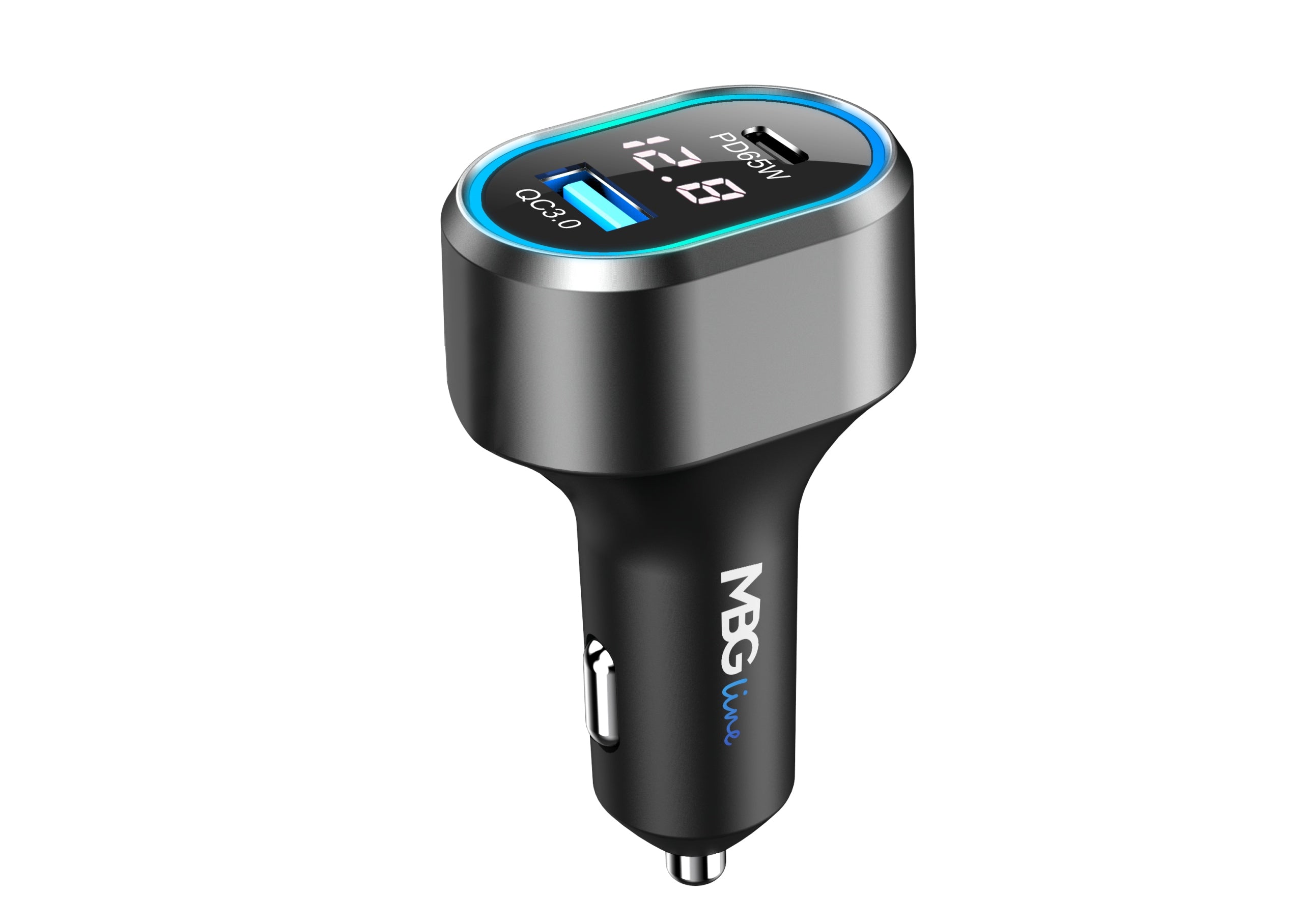 Fast Car Charger for Cigarette Lighter USB C PD 65W QC3.0 Voltmeter EAN (GTIN) 5902659176721