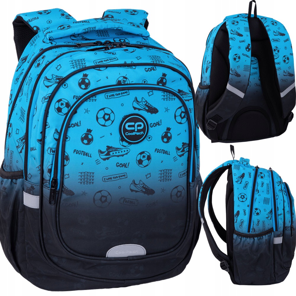 Fast Football 2T gradient school backpack for boys class 1-3 Coolpack