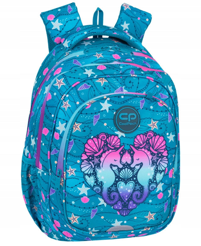 Fast Seafish school backpack for girls class 1-3 Coolpack F163963 Packaging status original