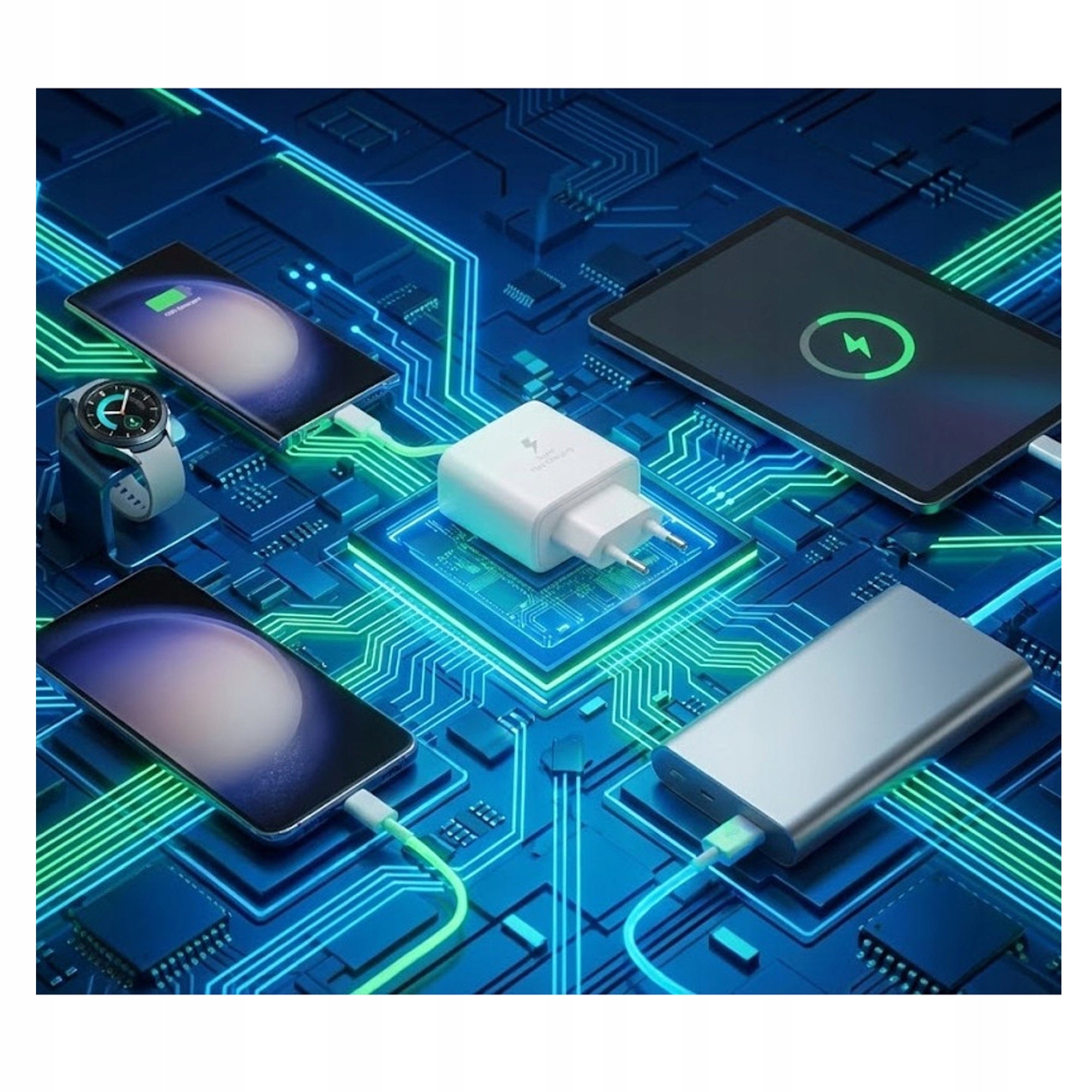 Fast USB Type-C Phone Network Charger Cube Universal USBC 18W Manufacturer code 58257 Ładowarka Szybkie ładowanie Telefonu