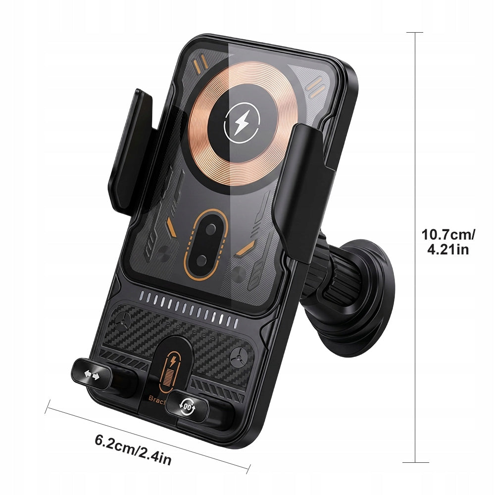 Fast Wireless Charger, Car Holder With Charging Function Packaging status original