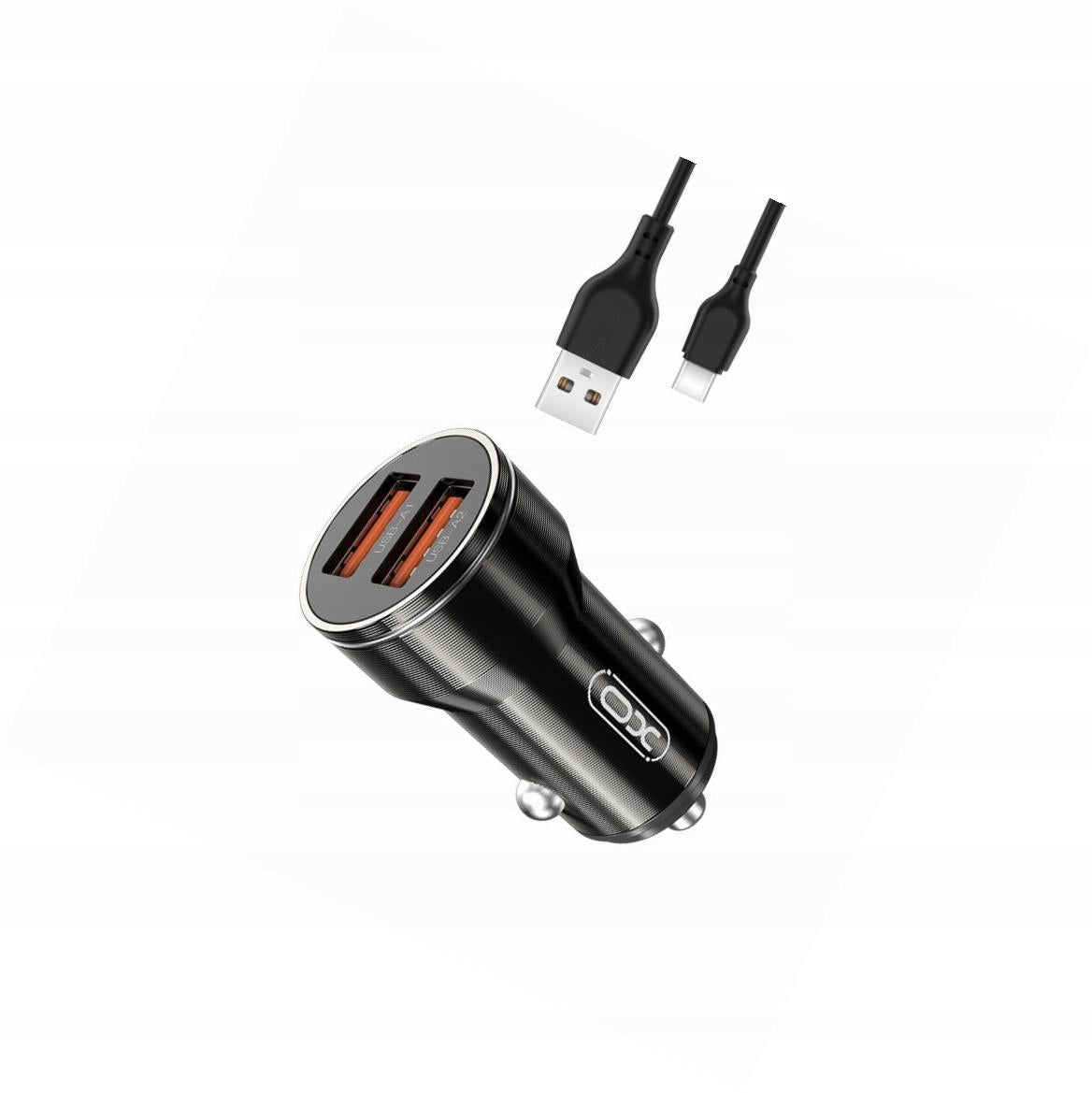 Fast car charger with cable 2 inputs for Xiaomi Redmi Note 14 5G