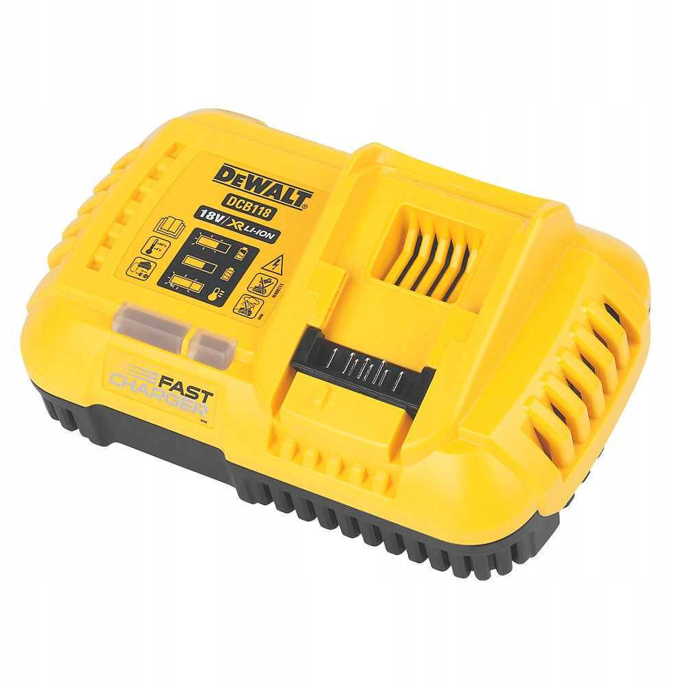 Fast charger XR 18V and FLEXVOLT DeWalt DCB118 charging 8A