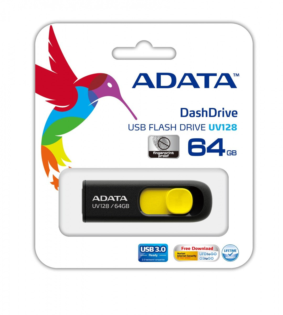 Fast flash drive ADATA 64GB USB3.0 90/40MB Szczecin