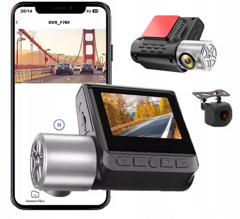 Fastcam X23 DUAL 4K Video Recorder with FHD WIFI G-sensor Rearview Camera