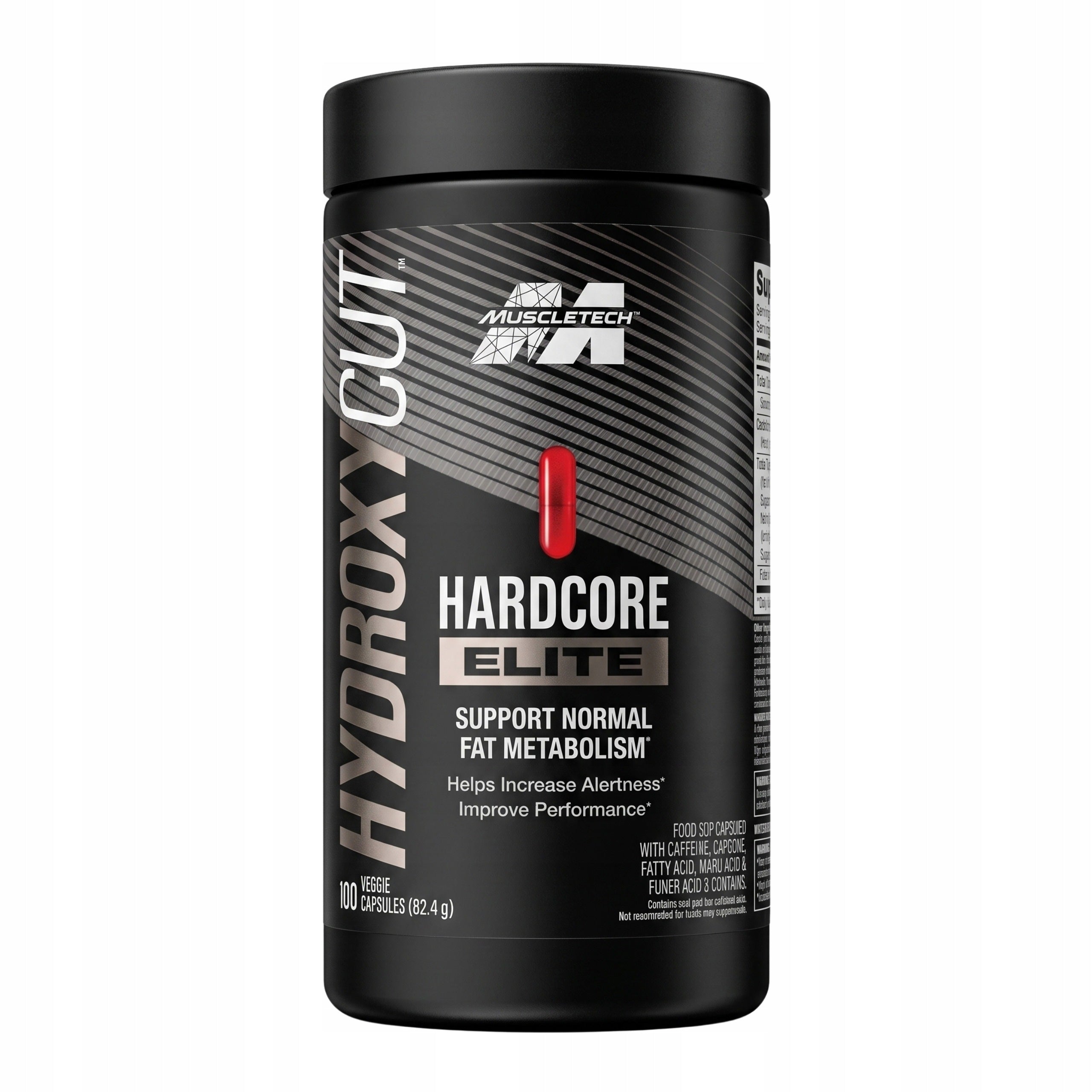 Fat Burner Hydroxycut Hardcore Elite 100 kaps Caffeine MuscleTech