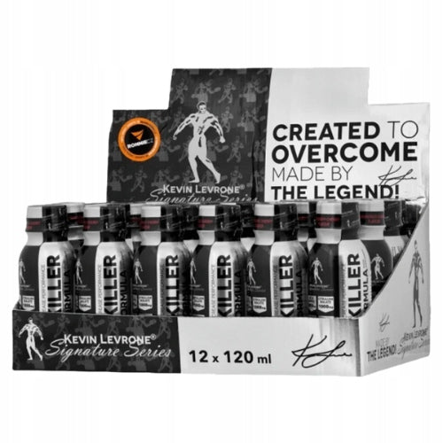 Fat Burner KEVIN LEVRONE Fat Killer Shot 12x120ml Raspberry Caffeine Packaging status original