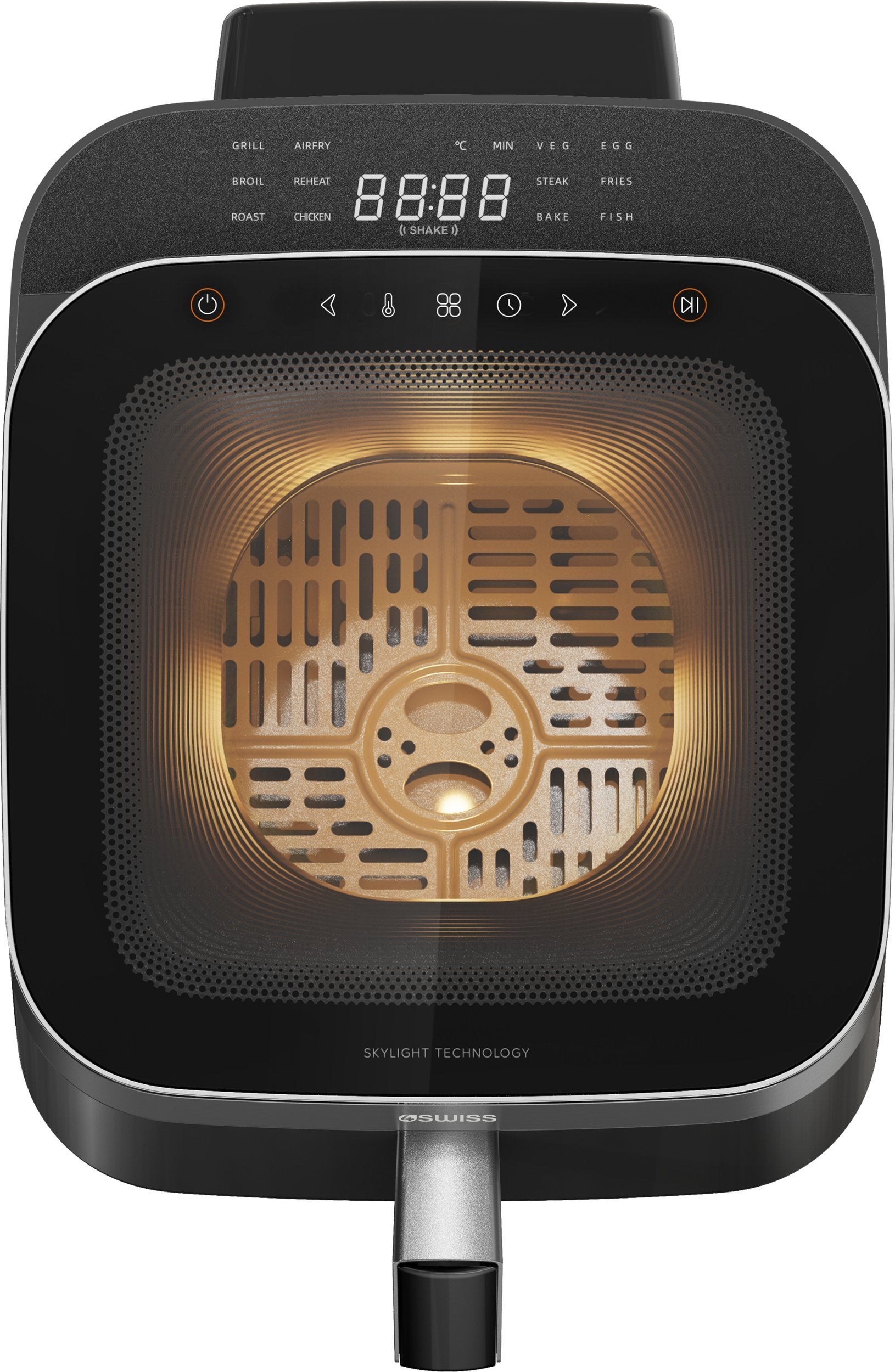 Fat Free Air Fryer 4Swiss ABB-025 1700W 6,5l Window AirFryer Manufacturer code 5906496181412