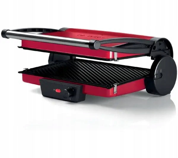 Fat Free Electric Grill Bosch TCG4104 Contact 2000W Red Brand Bosch