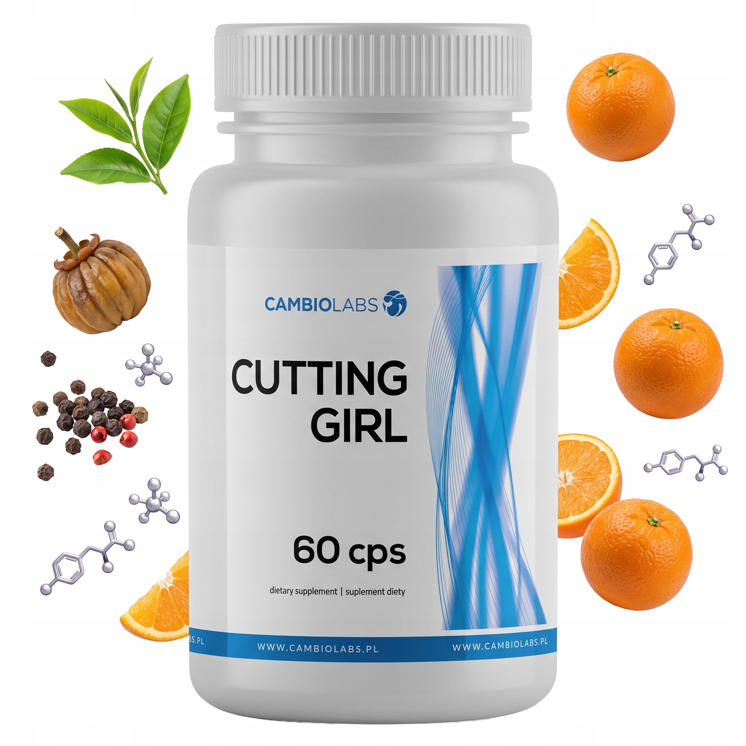 Fat burner for women 60 capsules slimming thermogenic appetite