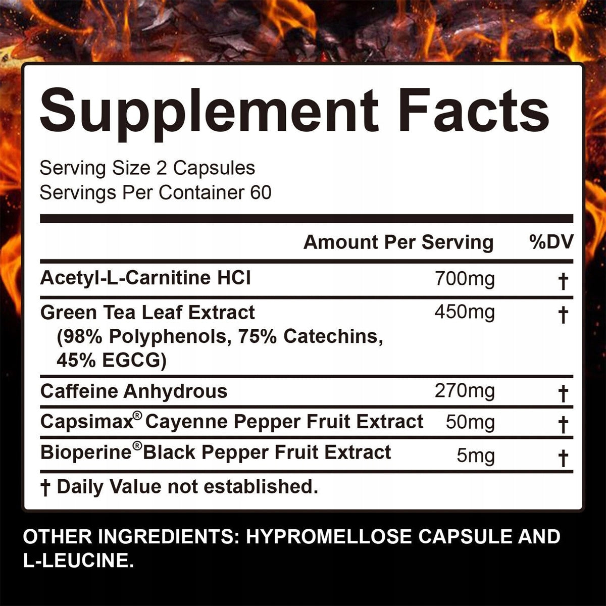Fat burning - Green tea - Weight loss, appetite suppressant Expiration date at least 1 year from the date of purchase