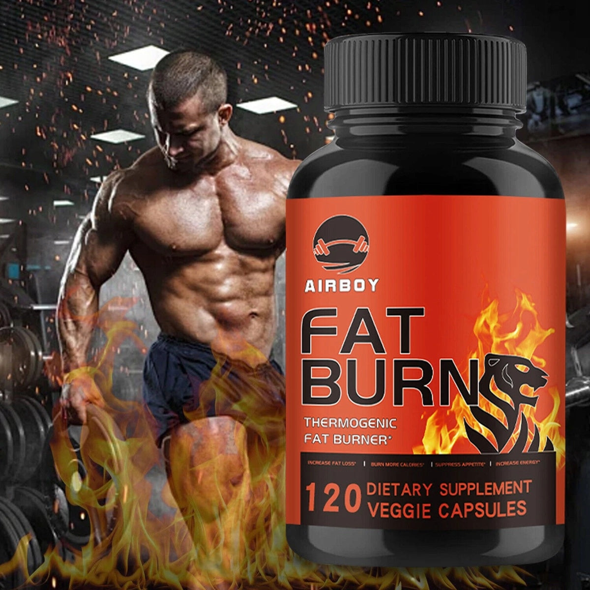 Fat burning - Green tea - Weight loss, appetite suppressant Packaging status original