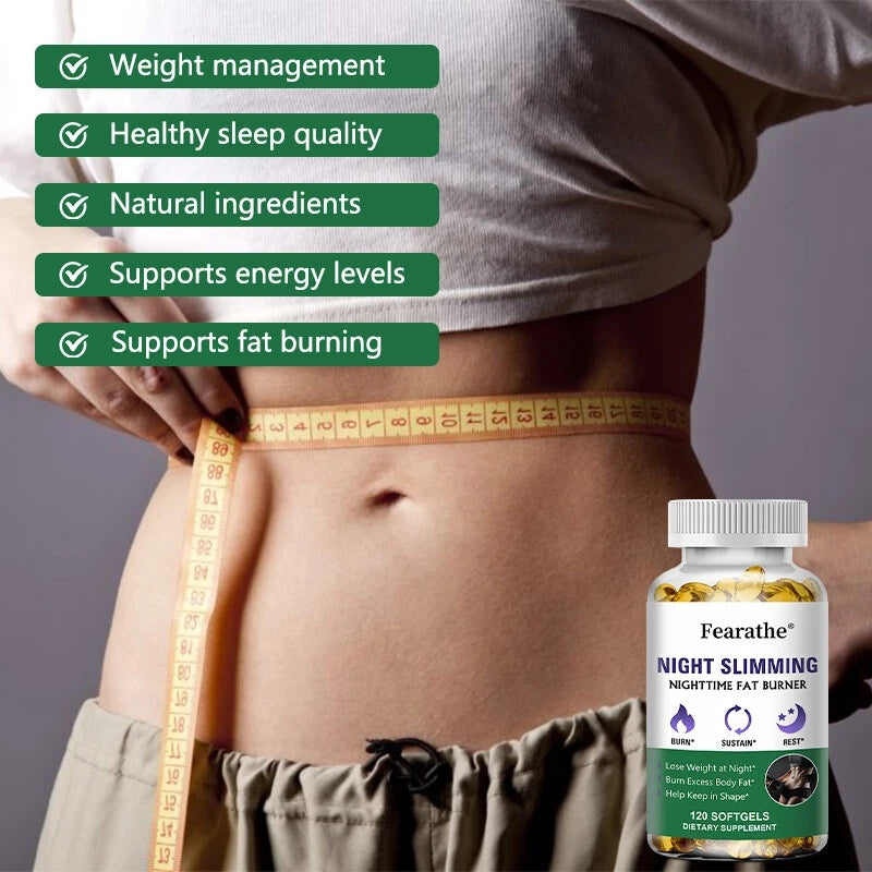 Fat-burning night supplement, supporting weight loss and inhibiting ape Expiration date at least 1 year from the date of purchase