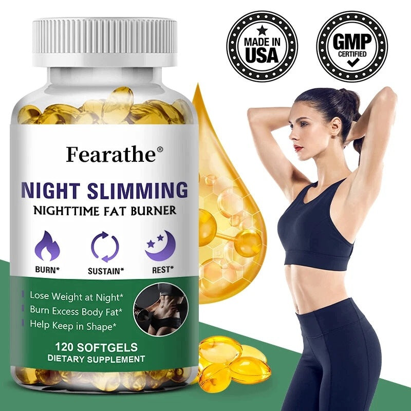 Fat-burning night supplement, supporting weight loss and inhibiting ape Packaging status original