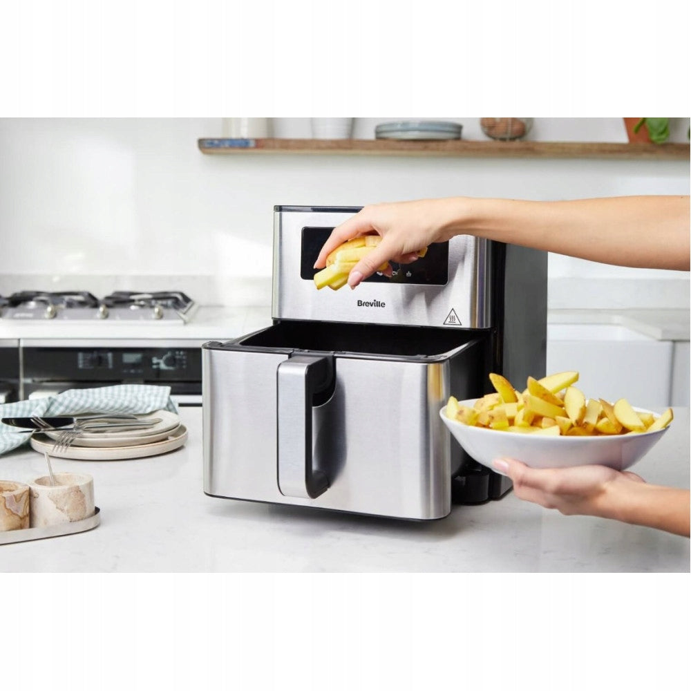 Fat-free air fryer Breville VDF131X Dominant color silver/gray
