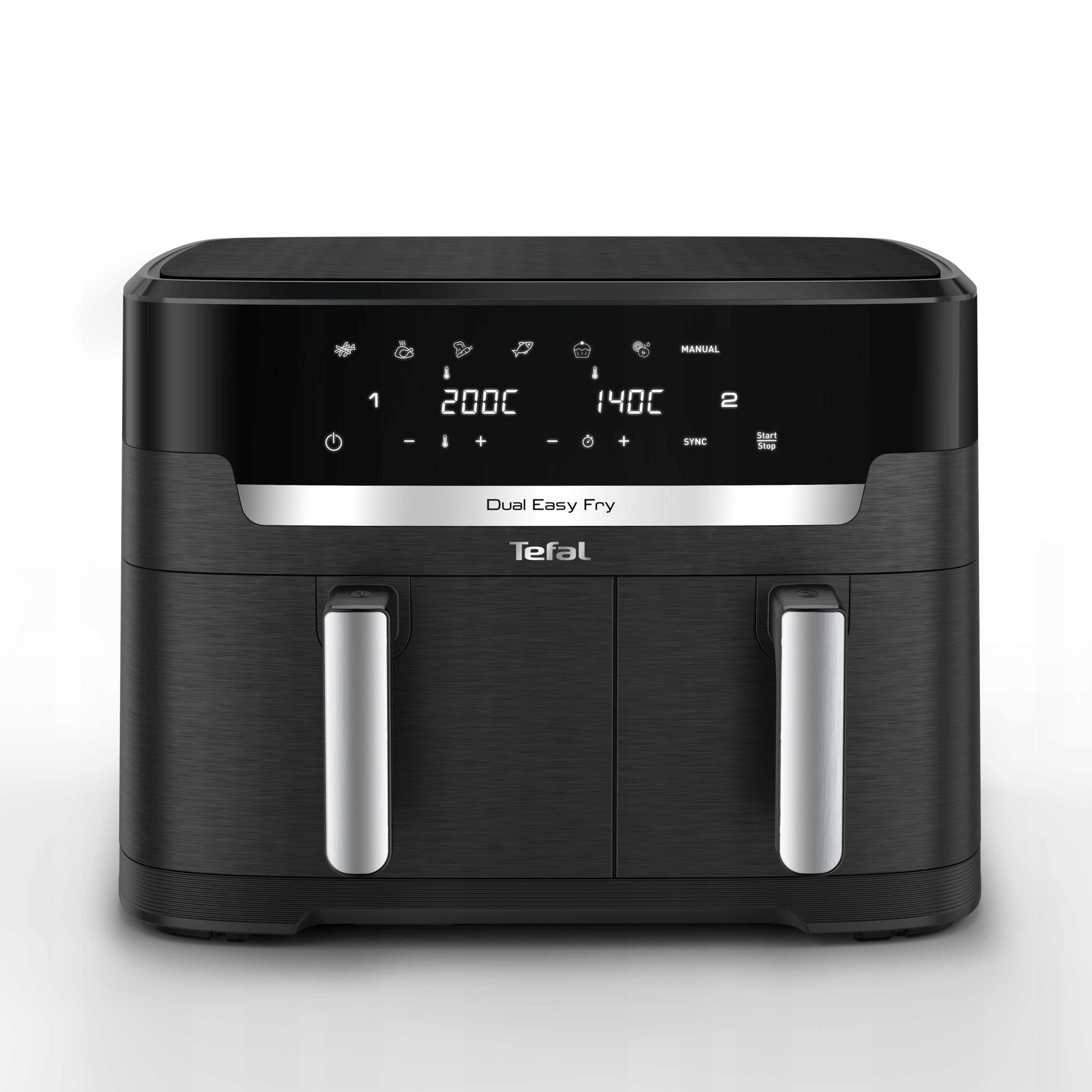 Fat-free air fryer TEFAL EY9428E XXL 11l 2700W two-chamber Air Fryer Packaging status original