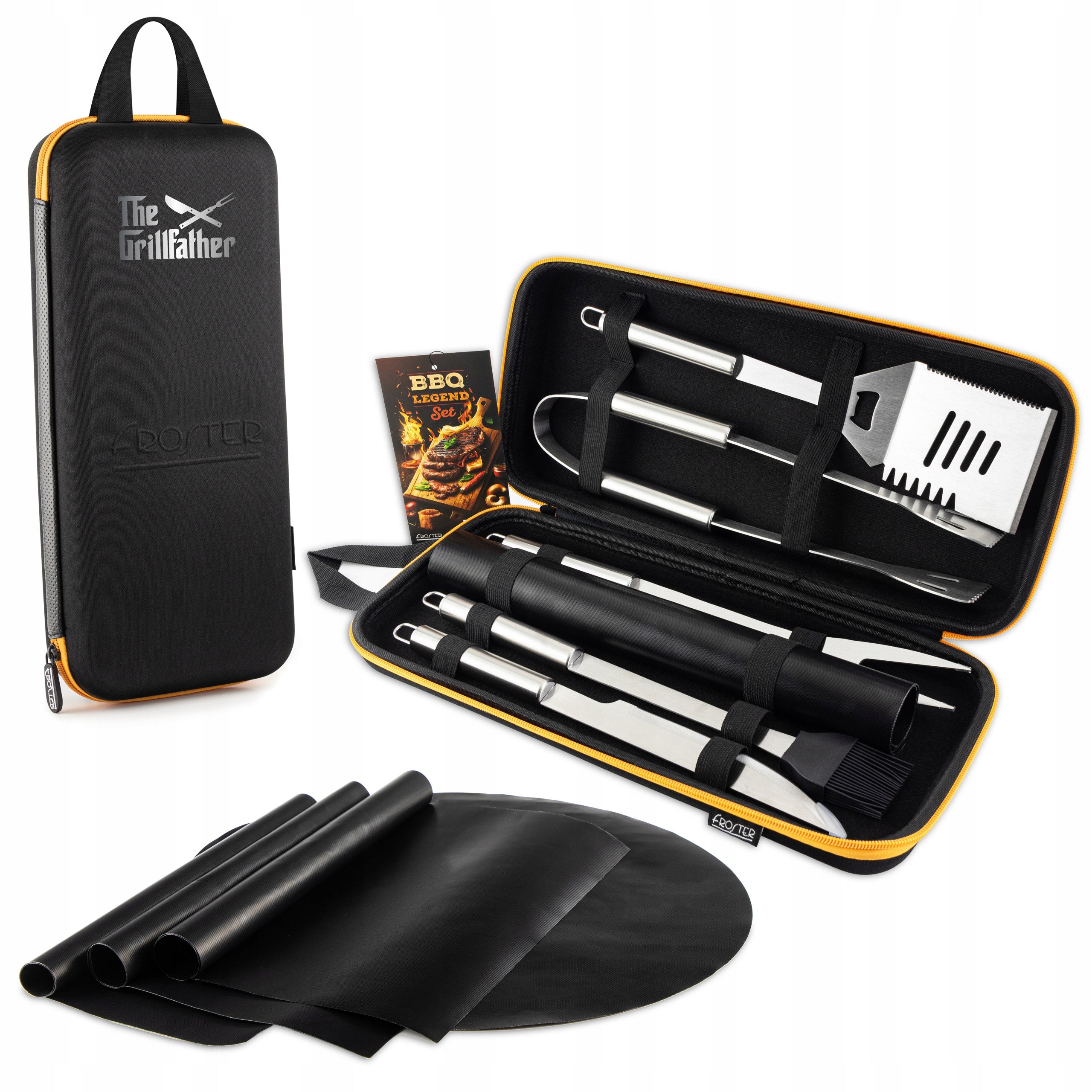 Father's Day Gift, BBQ Set, BBQ Accessories, GRILLFATHER Packaging status original