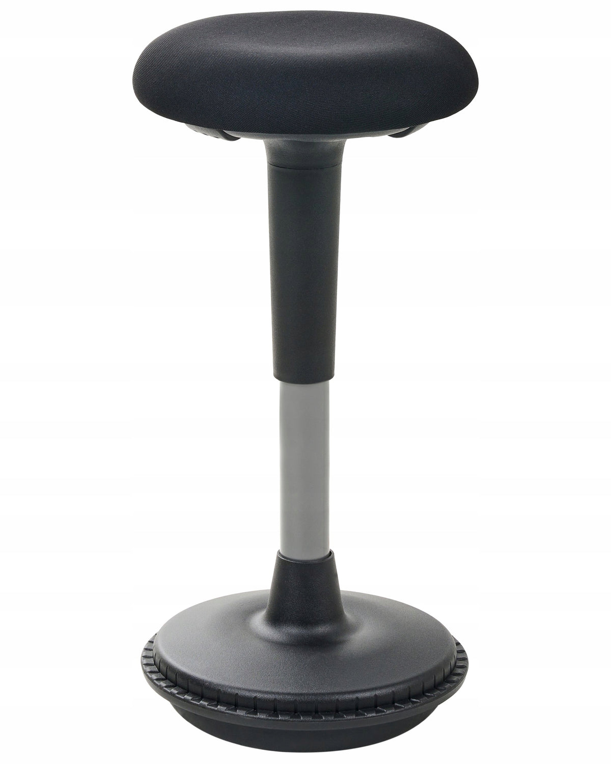 Faux Leather Balance Stool Active Seat Black