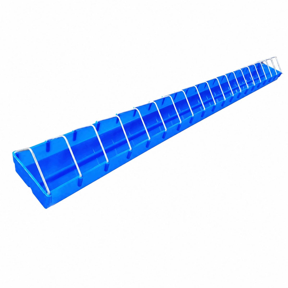 Feeder with Metal Divider Rods dampnessProof Divided Plastic Trough 12M