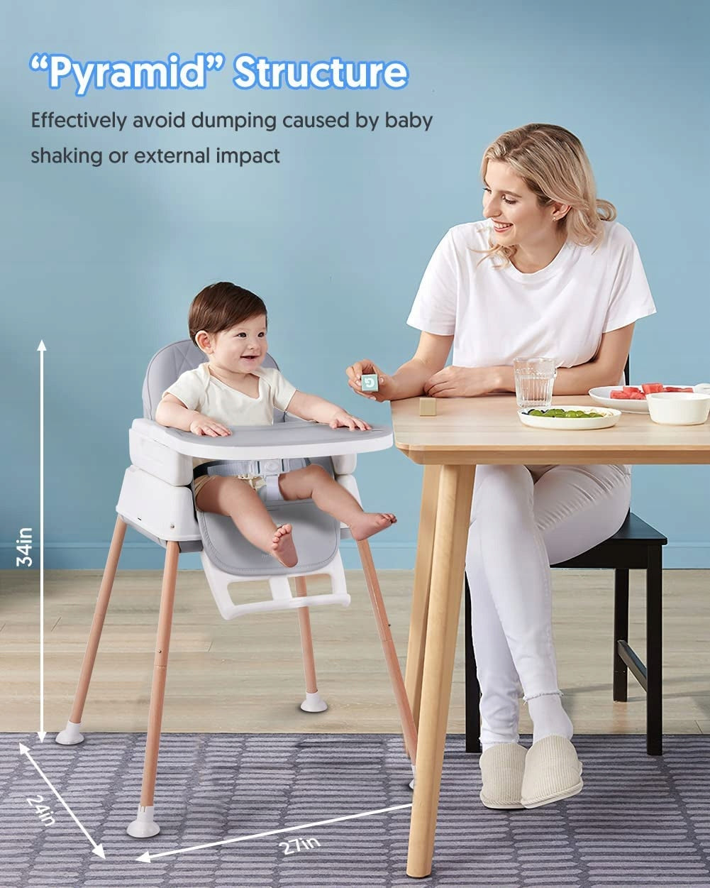 Feeding Chair Compact Folding Portable Bellababy READ DESCRIPTION Brand no brand
