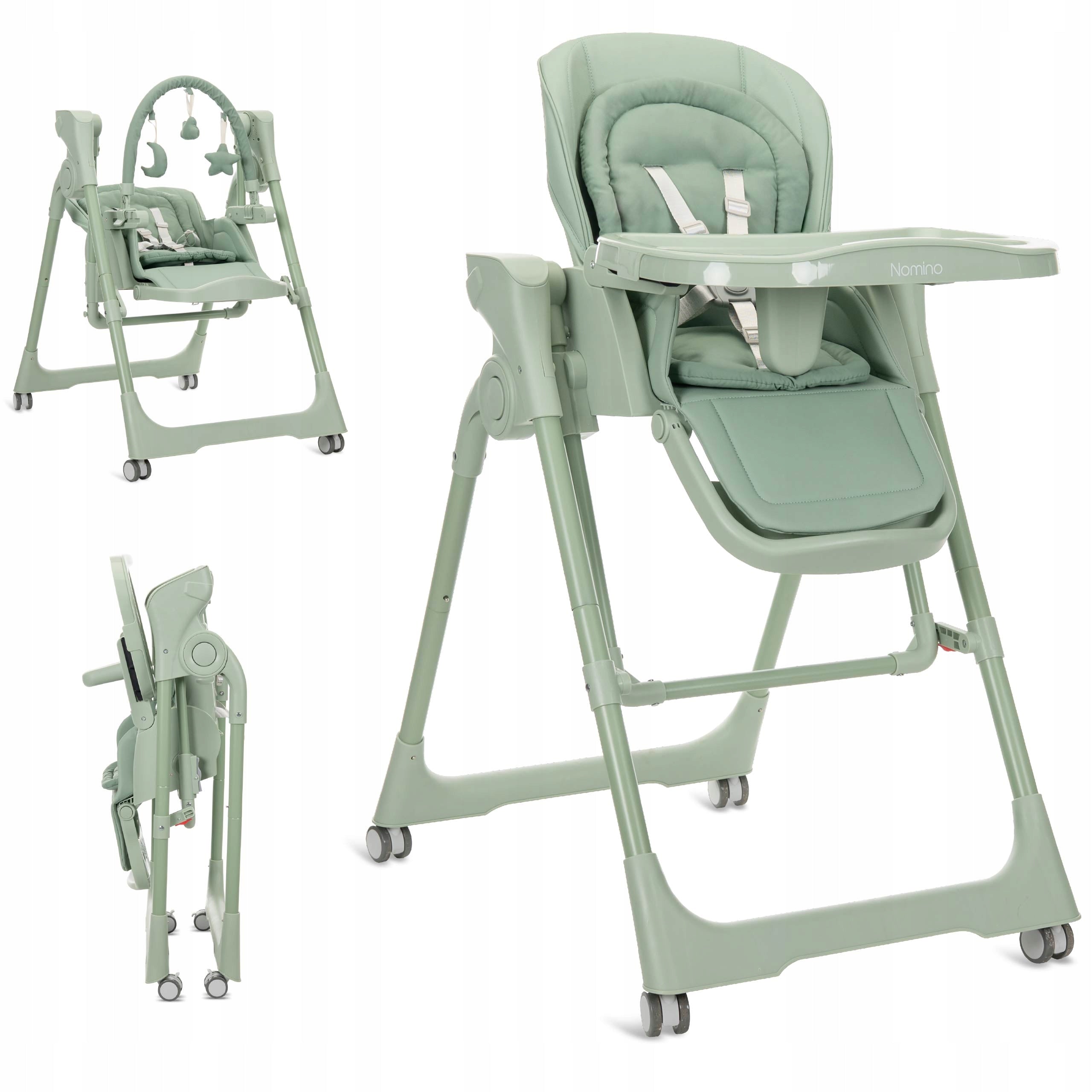 Feeding Chair Electric Swing 2in1 Lorelli Nomino bluetooth