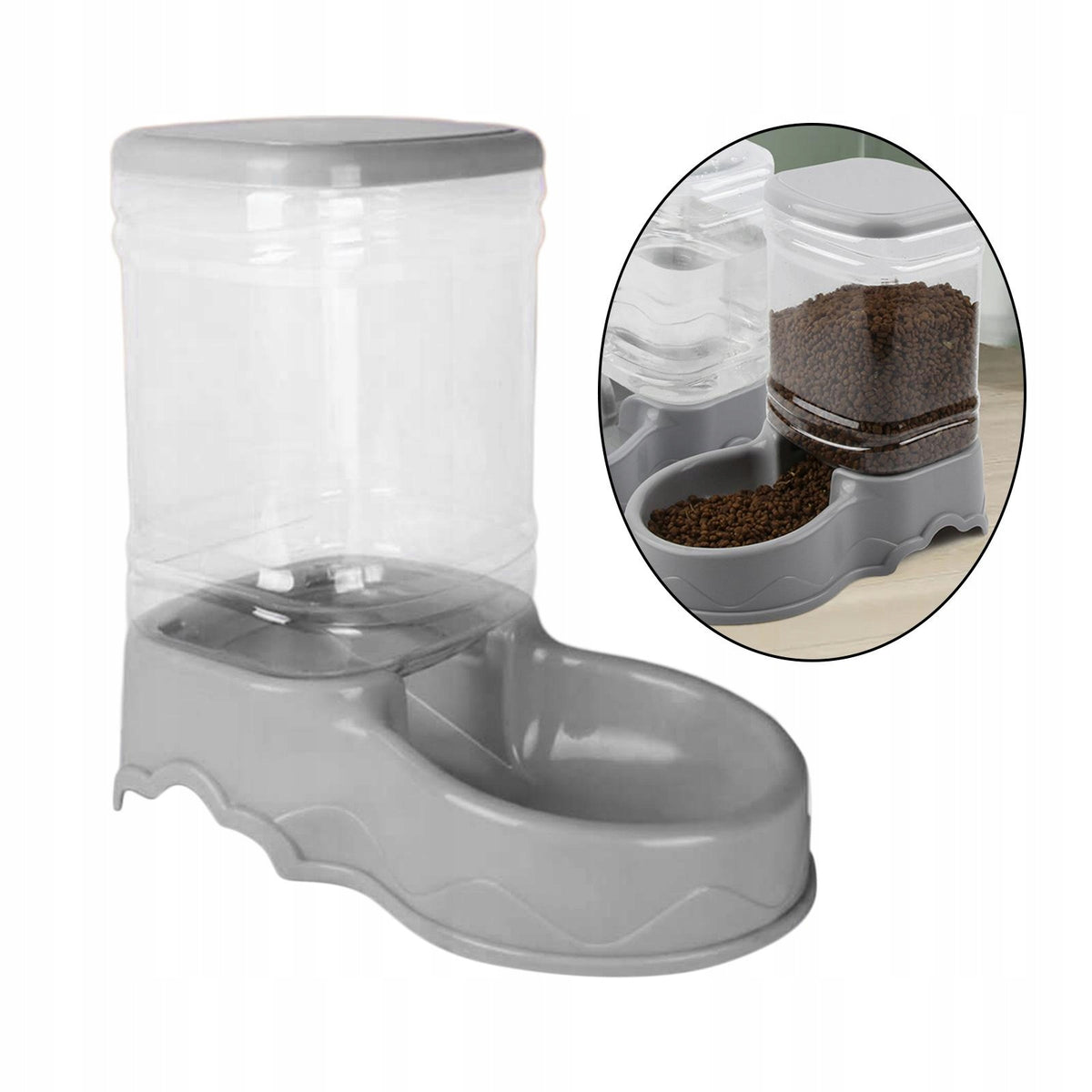 Feeding Machine Small/medium/large E automatic Water Gray Food Feeder