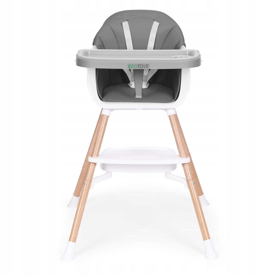 Feeding Seat 2in1 Grey - Stable Highchair for Children 6-36 M Packaging status original