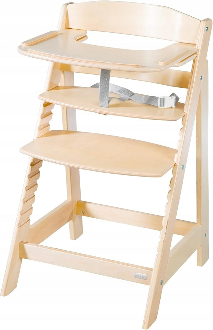 Feeding Tray Chair Accessory Sit Up Flex Natural Wood 6m+ Color shades of brown and beige