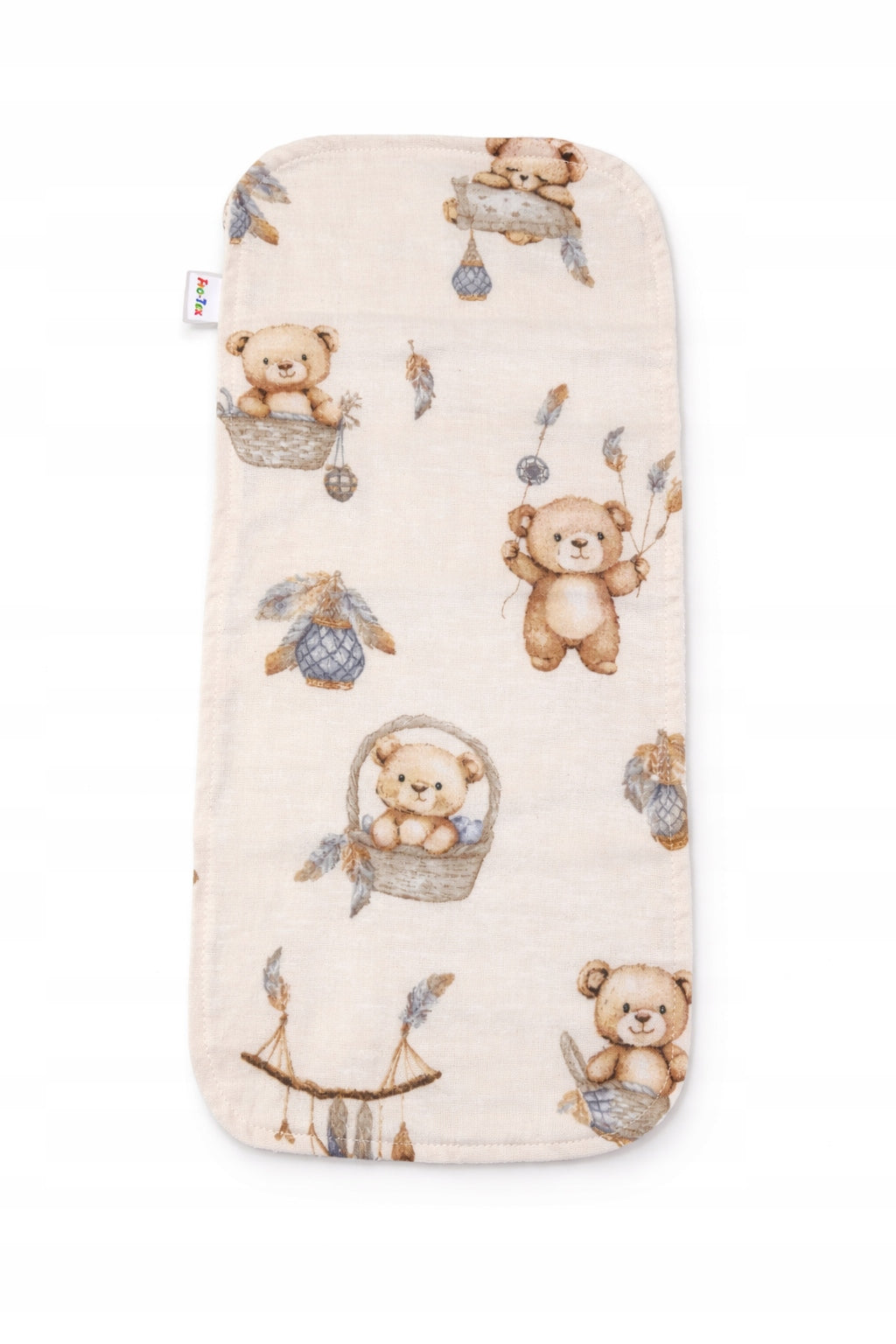 Feeding diaper/pouring flannel boho bear Packaging status original