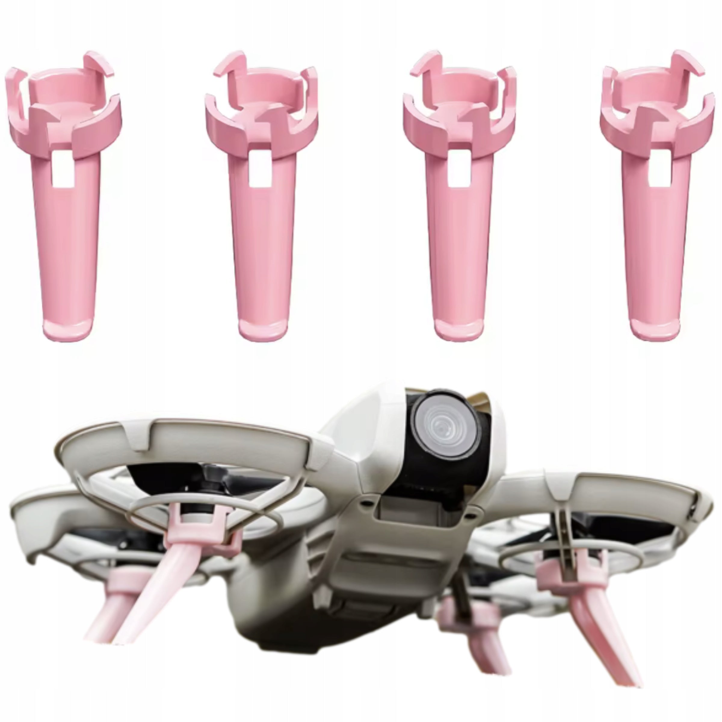 Feet Skids Chassis Elevation Feet for DJI Neo Drone Pink