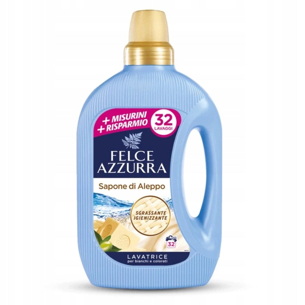 Felce Azzurra Aleppo Italian laundry detergent with soap Aleppo 32pr 1,595l