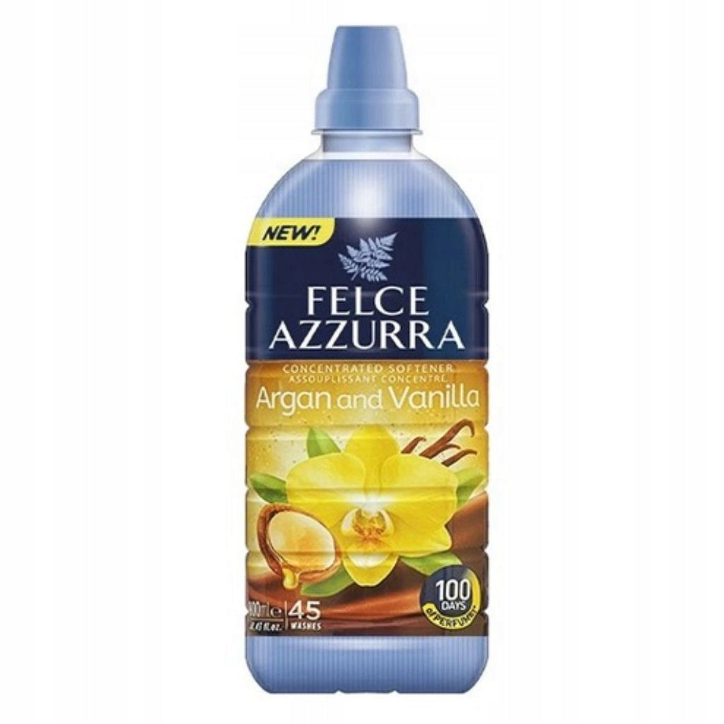 Felce Azzurra Argan and Vanilla Softener 45 Rinses 900ml
