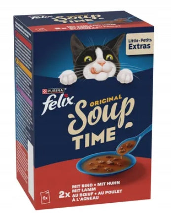 Felix SOUP Original 6x48g Soup Mix Meat Cat Soup