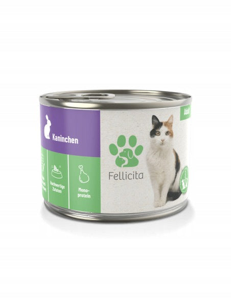 Fellicita Cat - Pure Kaninchen - rabbit 200g