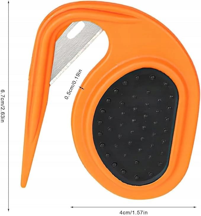 Felting Comb Trimmer Dead Hair Removal 2 Pack Orange Packaging status original