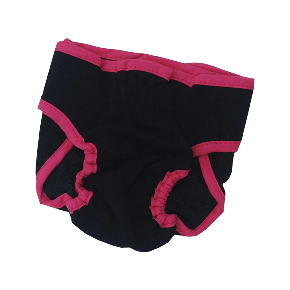 Female Dogs Physiological Pant Absorbent Adjustable Elastic Reusable Black